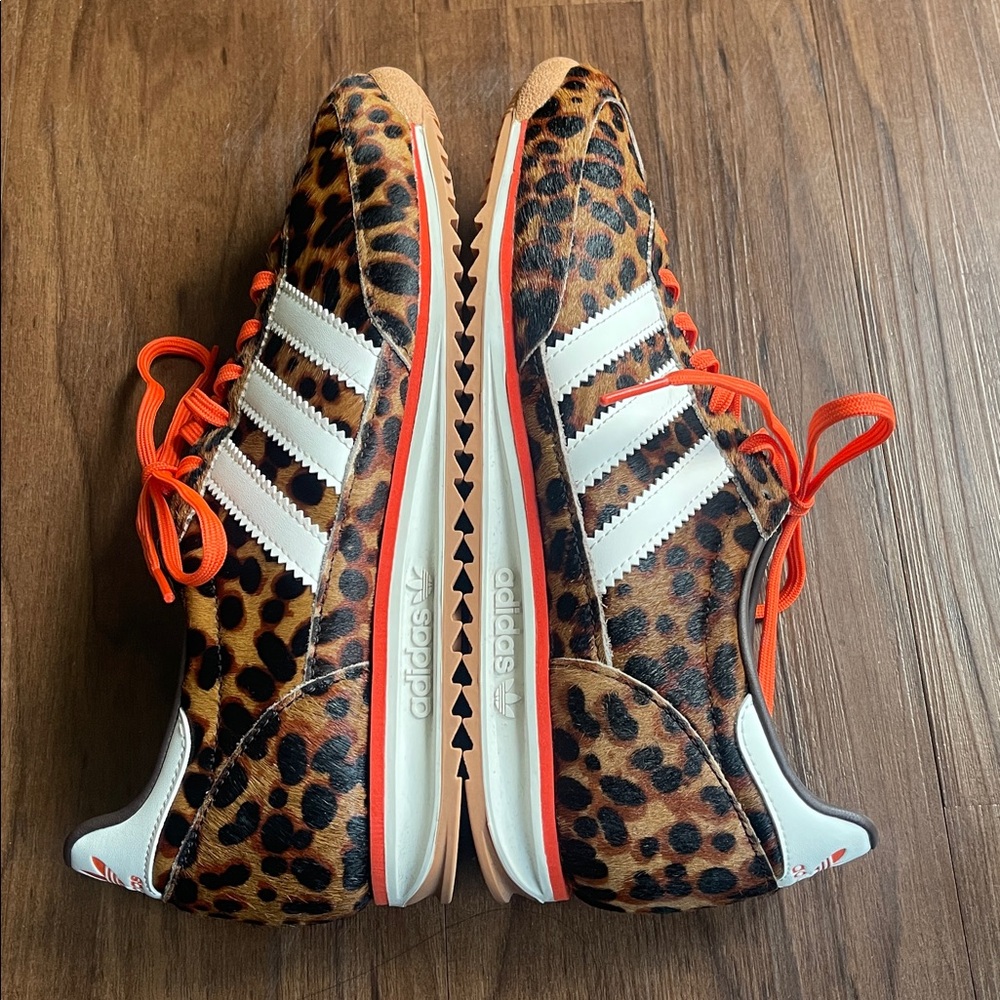 Adidas SL 72 Size 7.5 Leopard - Picture 4 of 7